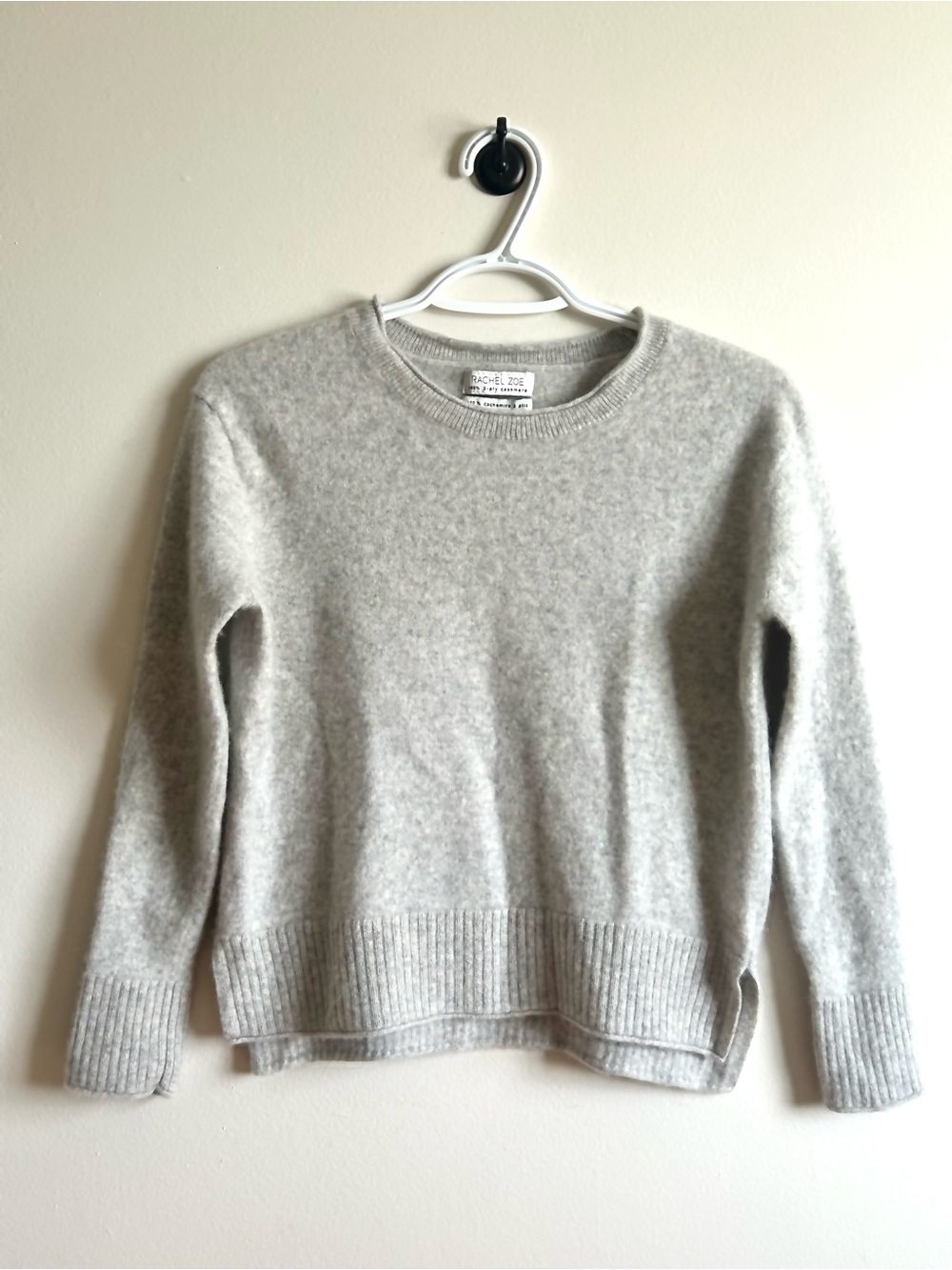 Rachel Zoe 100% Cashmere 2ply Grey Size M